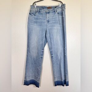 Judy Blue light wash wide leg jeans, size 20W